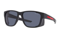 PRADA Plastic Square Sunglasses Unisex Black