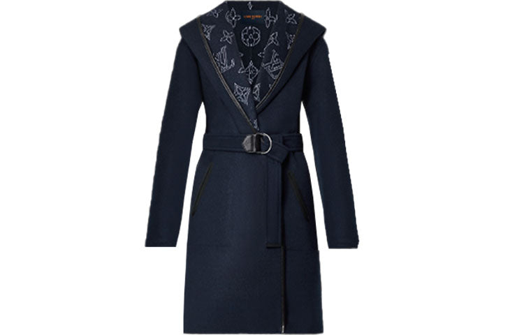 LOUIS VUITTON FW21 Coats Women's Dark Blue