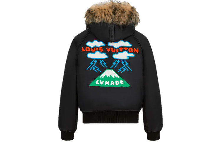 LOUIS VUITTON X Nigo Embroidered Lv Mountain Aviator Blouson