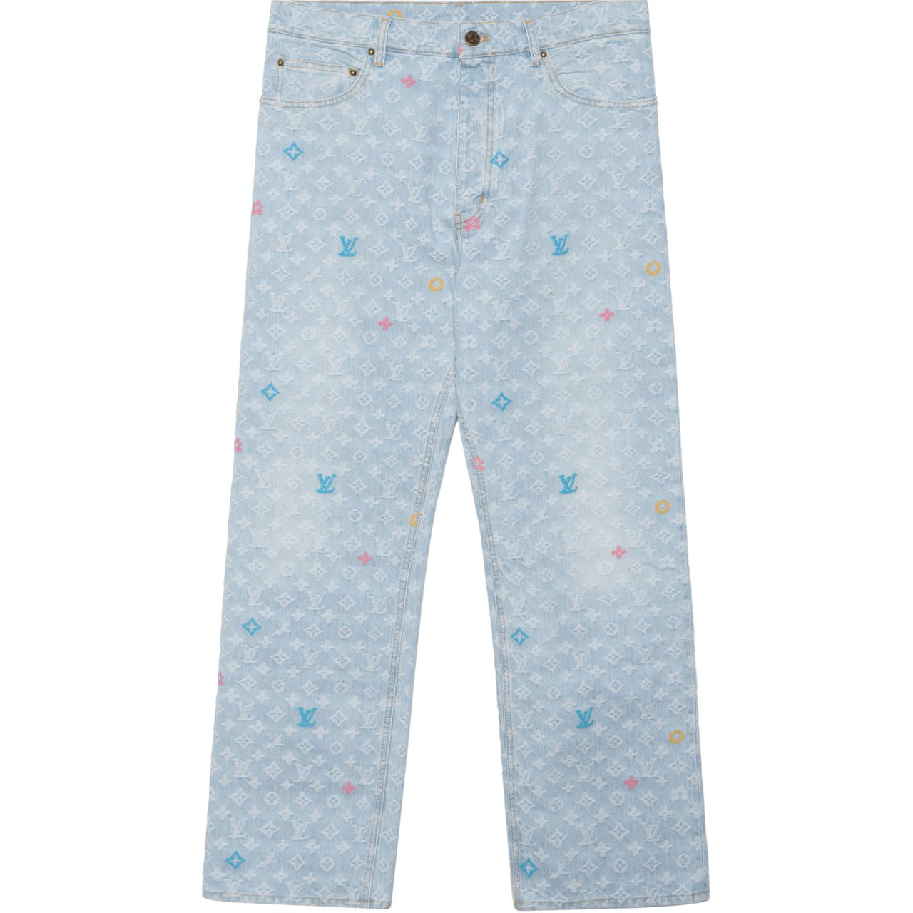 LOUIS VUITTON By Tyler The Creator Monogram Denim Pants