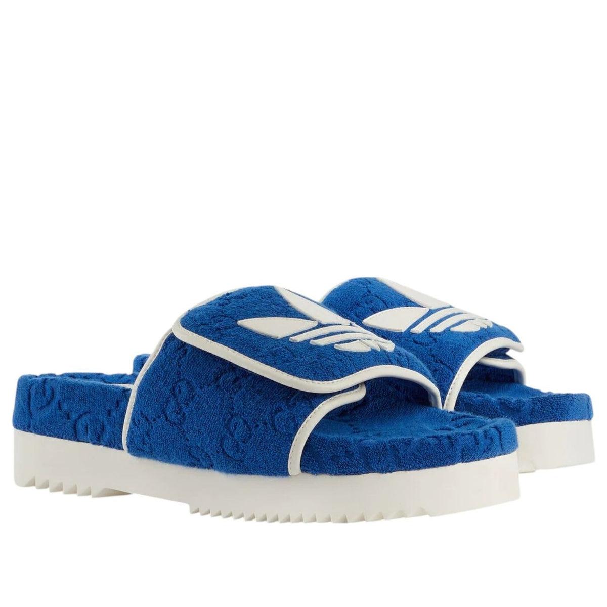 adidas x Gucci GG Platform Sandal 'Blue' 702412UU0104160