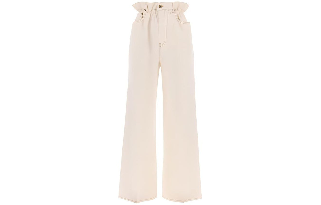 MIU MIU SS24 Jeans Women's Beige