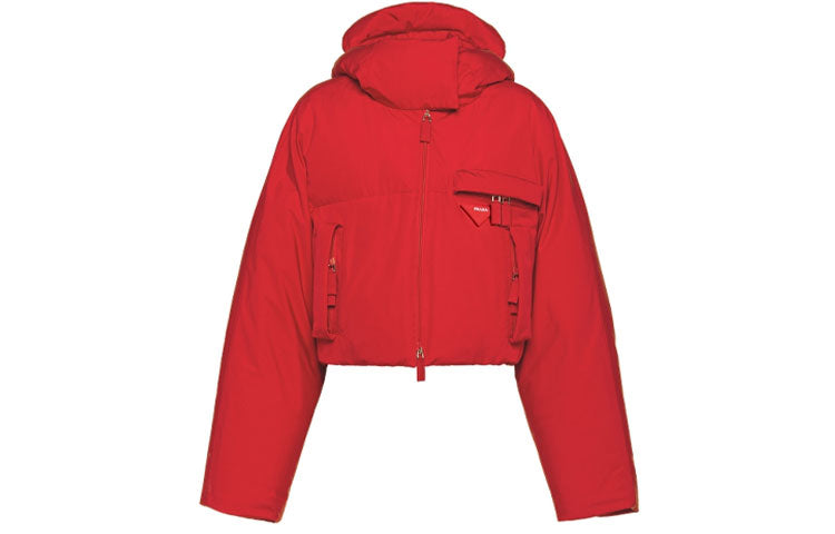 PRADA Down Jackets Women's Red