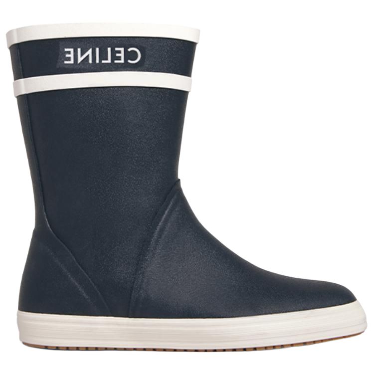 CELINE Ankle Boots Women's Marine Blue