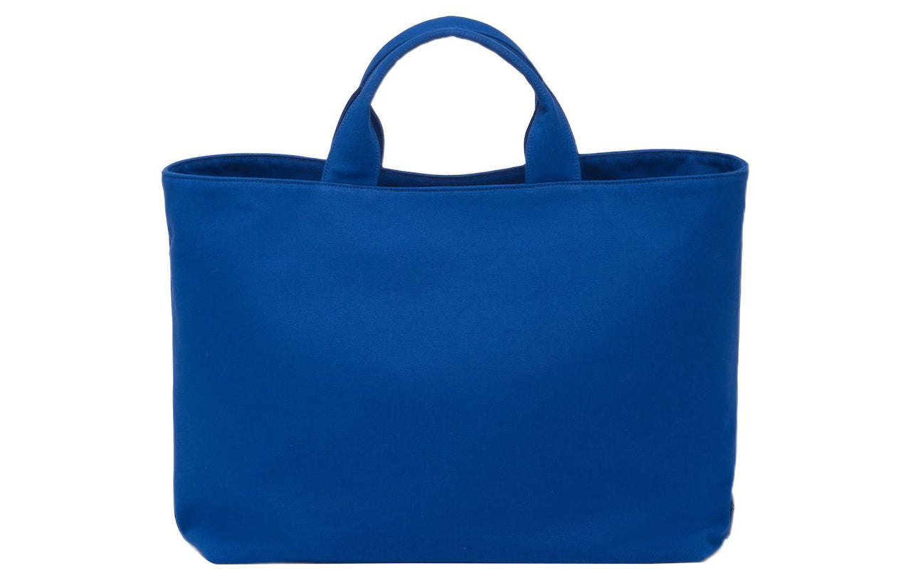 PRADA Canvas Tote Bag Shopping Bag Canvas Bag Shoulder Bag Crossbody Bag Handbag Regular Men's Dark Blue