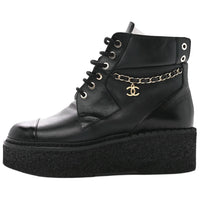 CHANEL Ankle Boots 5.5cm Women's Black
