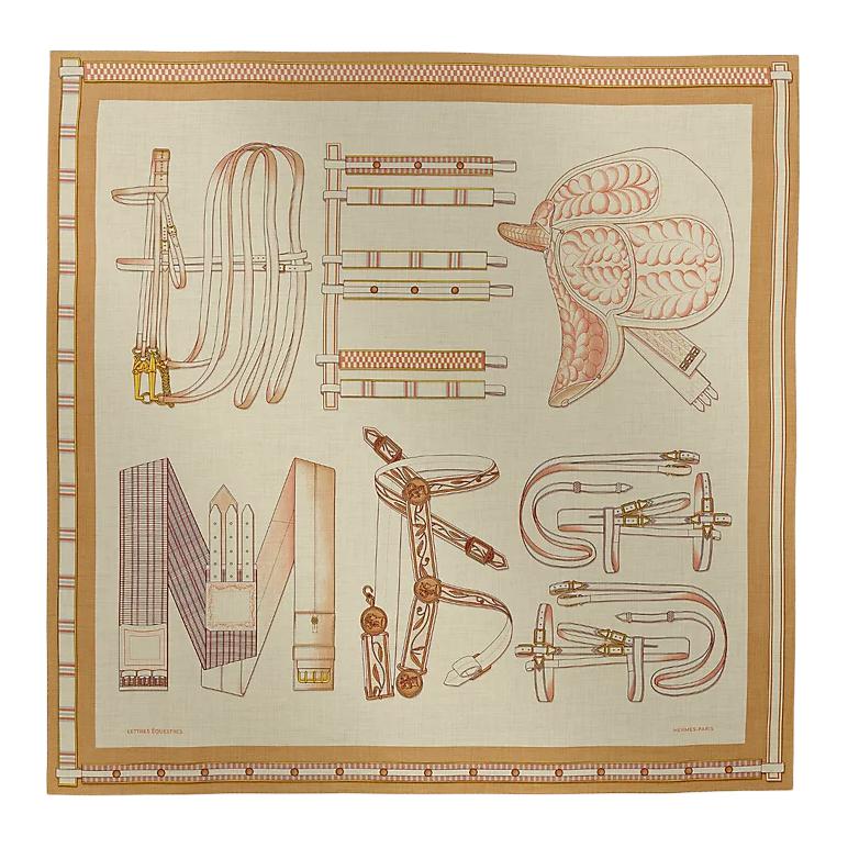 HERMES Cashmere, Mulberry Silk Shawls Women's
