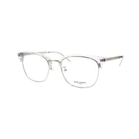 SAINT LAURENT Plate And Metal Browline Eyeglass Frames Unisex