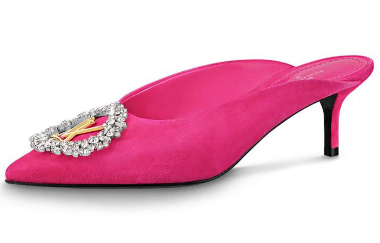 LOUIS VUITTON Madeleine Mule Heels 'Pink' Women's