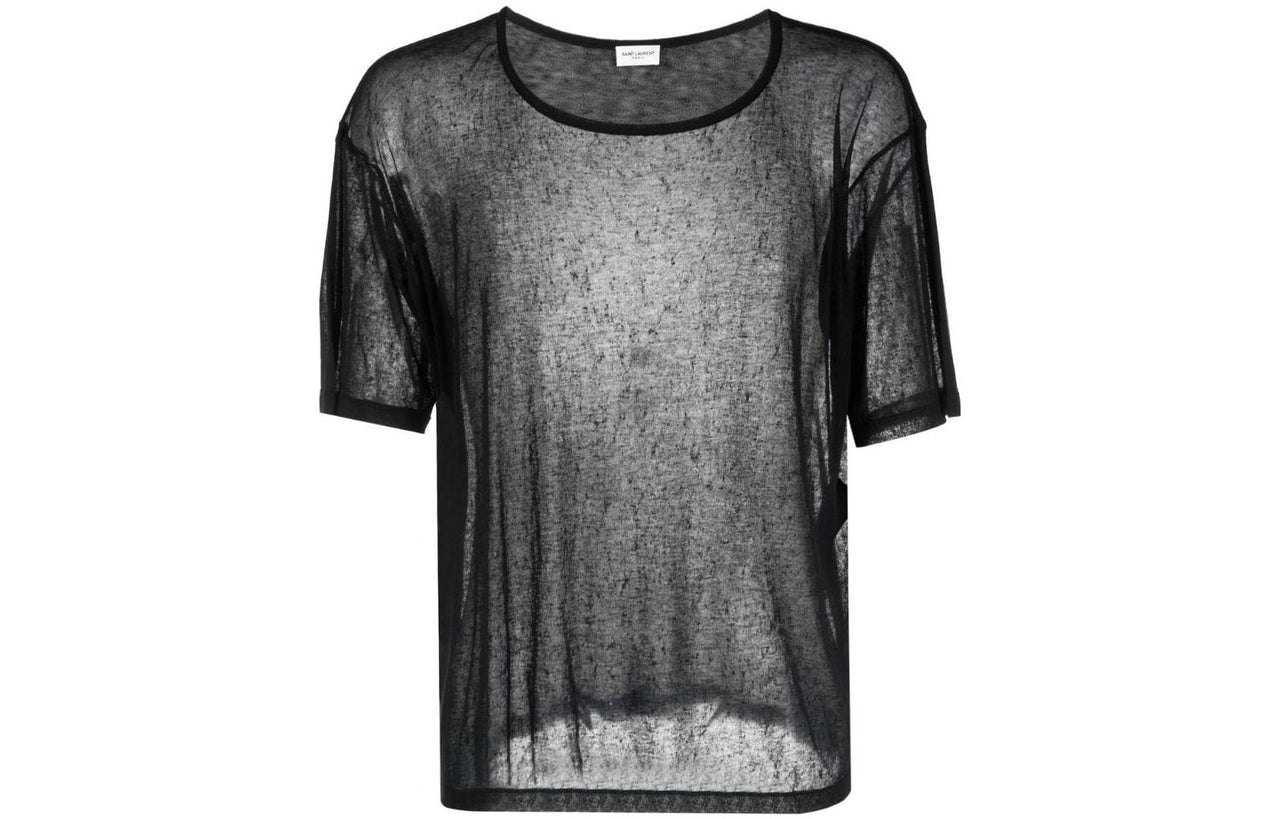 SAINT LAURENT SS23 T-Shirt Men's Black