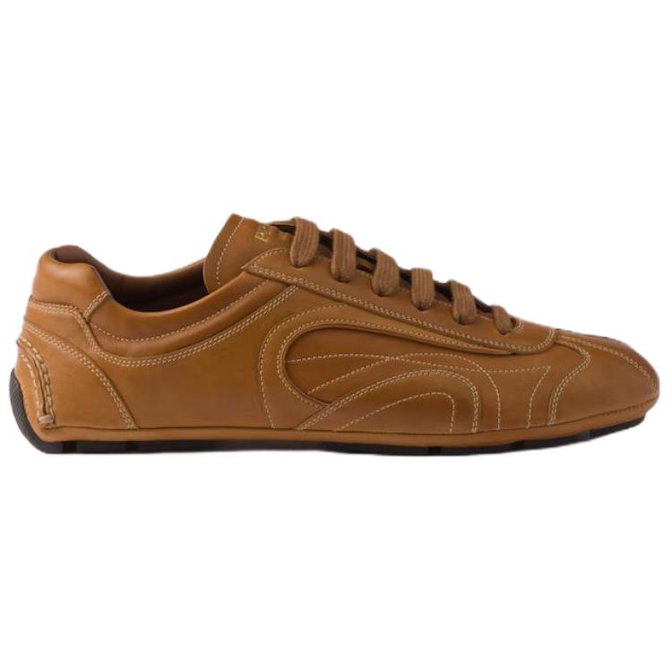 PRADA Low Top Casual Shoes Men's Brown