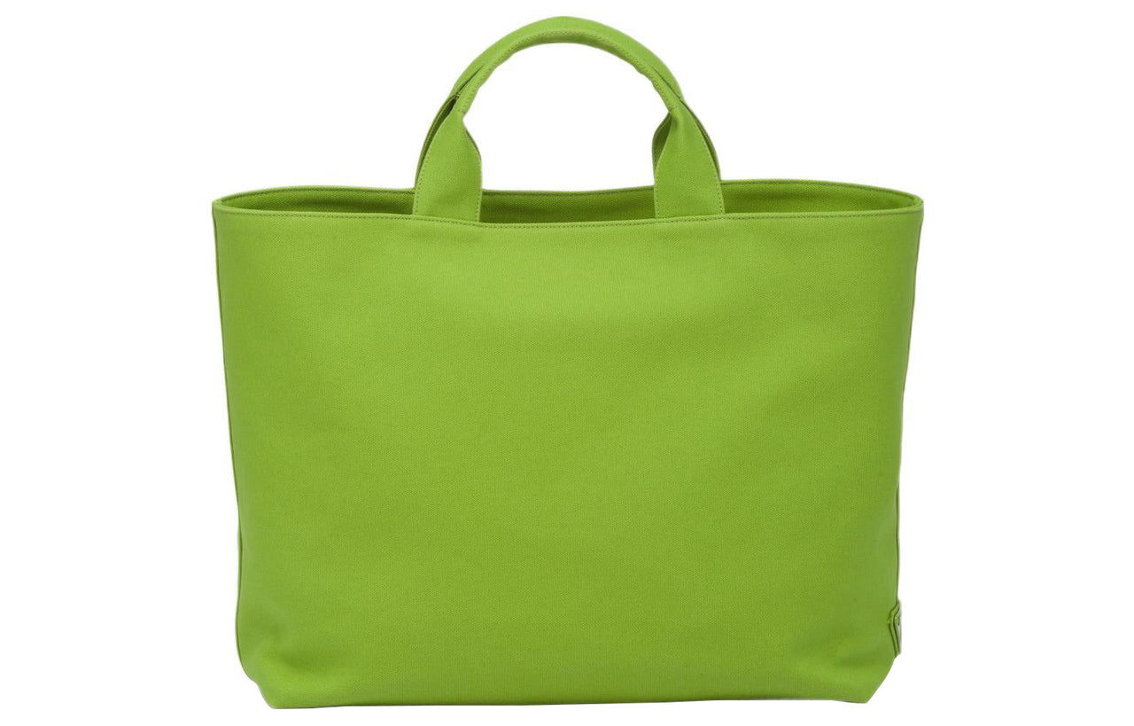 PRADA Canvas Tote Bag Shopping Bag Canvas Bag Shoulder Bag Crossbody Bag Handbag Men's Green