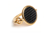 HERMES Metal Gold-Plated Rings Women's Gold