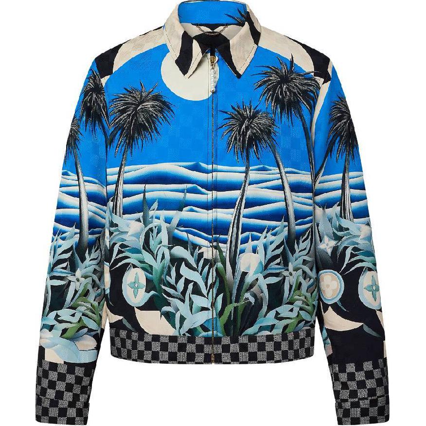 LOUIS VUITTON Printed Viscose Blouson