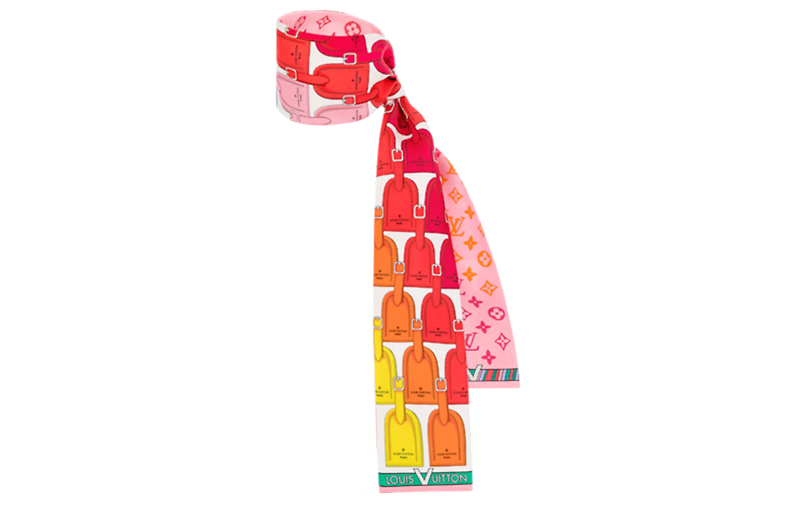 LOUIS VUITTON Silk Silk Scarf Women's Multicolor