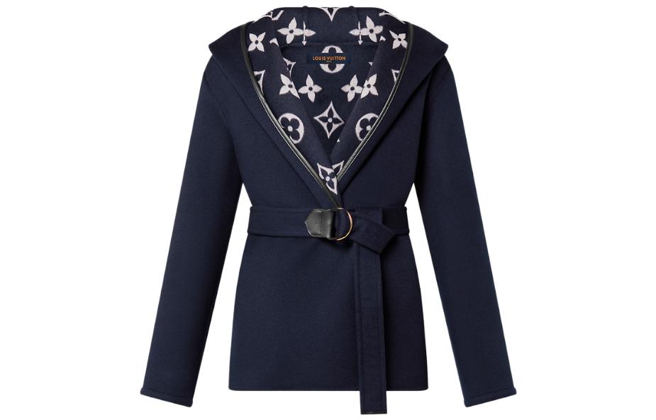LOUIS VUITTON Coats Women's Dark Blue