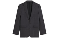 CELINE Classic Jacket In Striped Wool