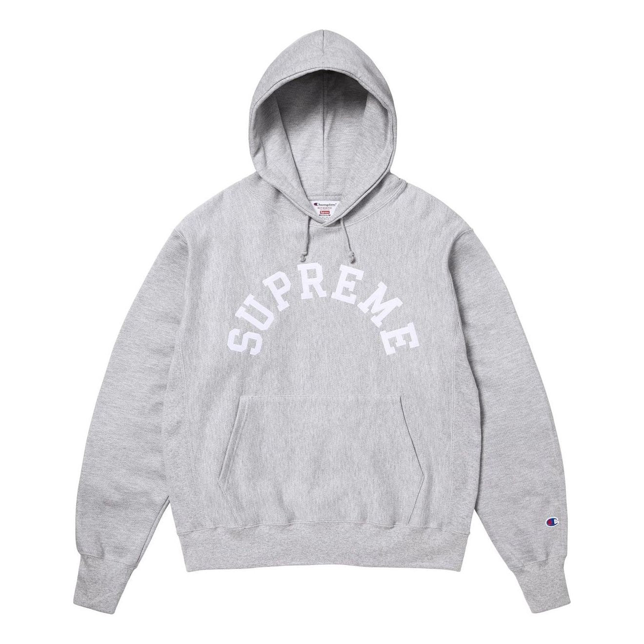 Supreme Champion Hooded Sweatshirt 'Heather Grey' SS25SW57-HEATHER-GREY