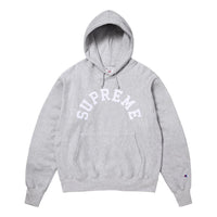 Supreme Champion Hooded Sweatshirt 'Heather Grey' SS25SW57-HEATHER-GREY