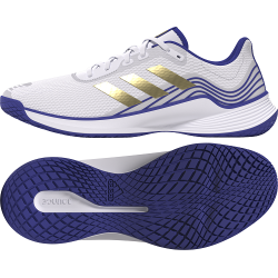 adidas Novaflight 'Cloud White Matte Gold Lucid Blue' HQ3514