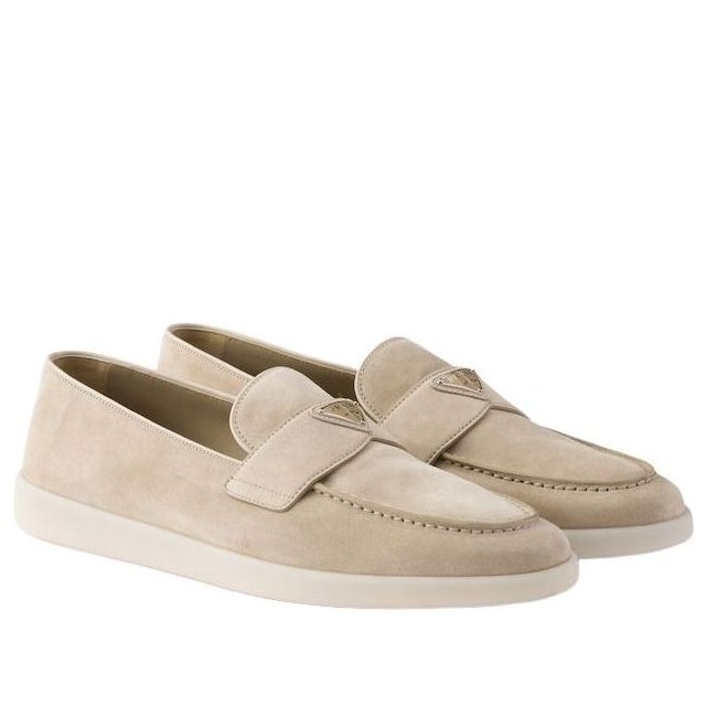 PRADA SS26 Suede Loafers 'Desert' 2DG124-103-F0FHI