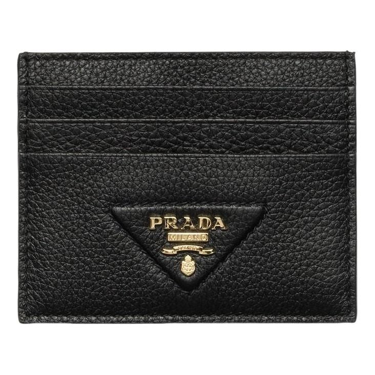 (WMNS) PRADA SS26 Leather Card Holder 'Black' 1MC025-2BBE-F0632