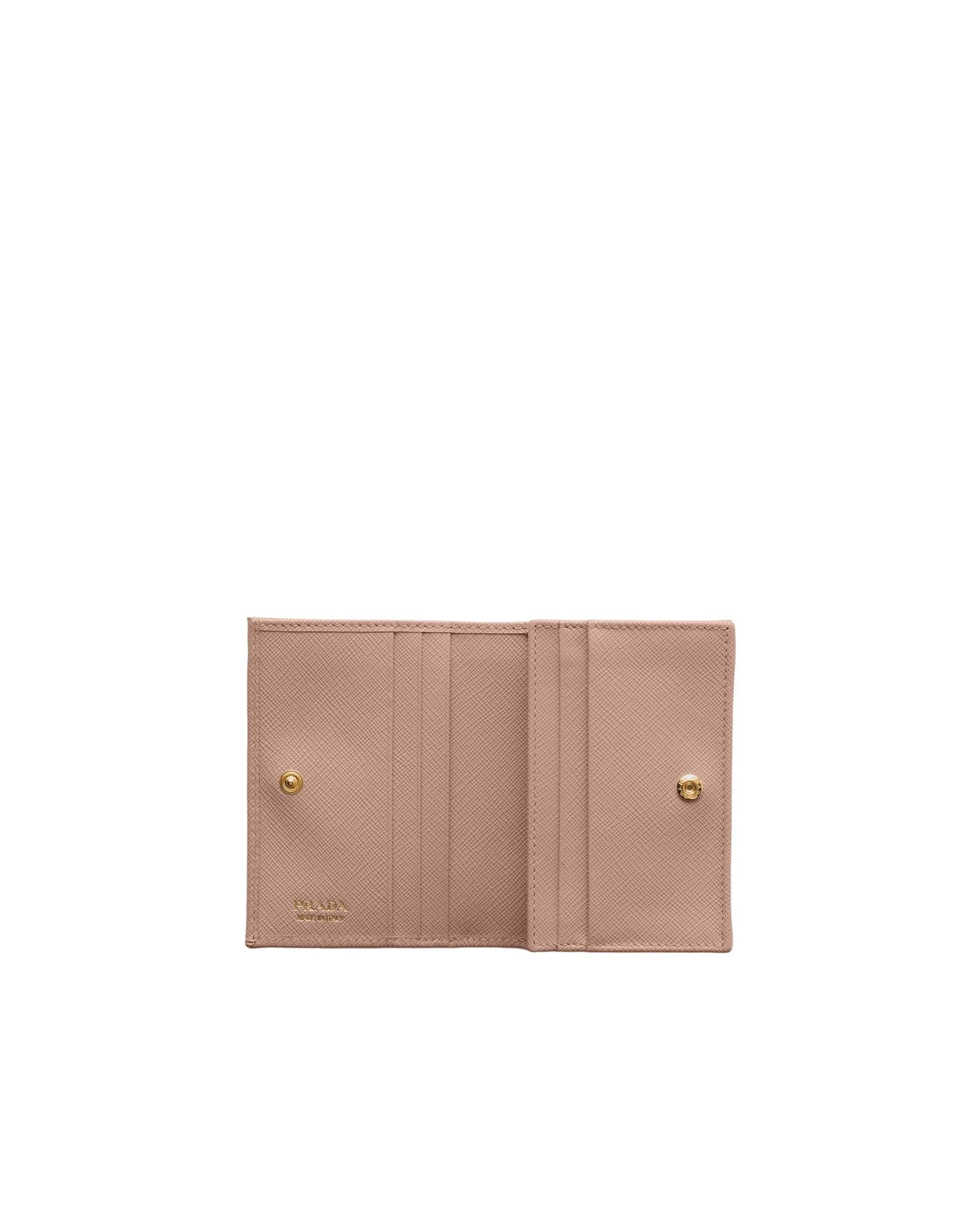 (WMNS) PRADA SS26 Small Saffiano Leather Wallet 'Powder Pink' 1MV021-QHH-F0236