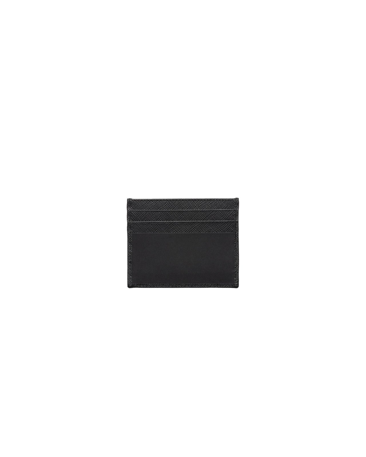 PRADA SS26 Re-Nylon and Saffiano Leather Card Holder 'Black' 2MC025-2DMH-F0002