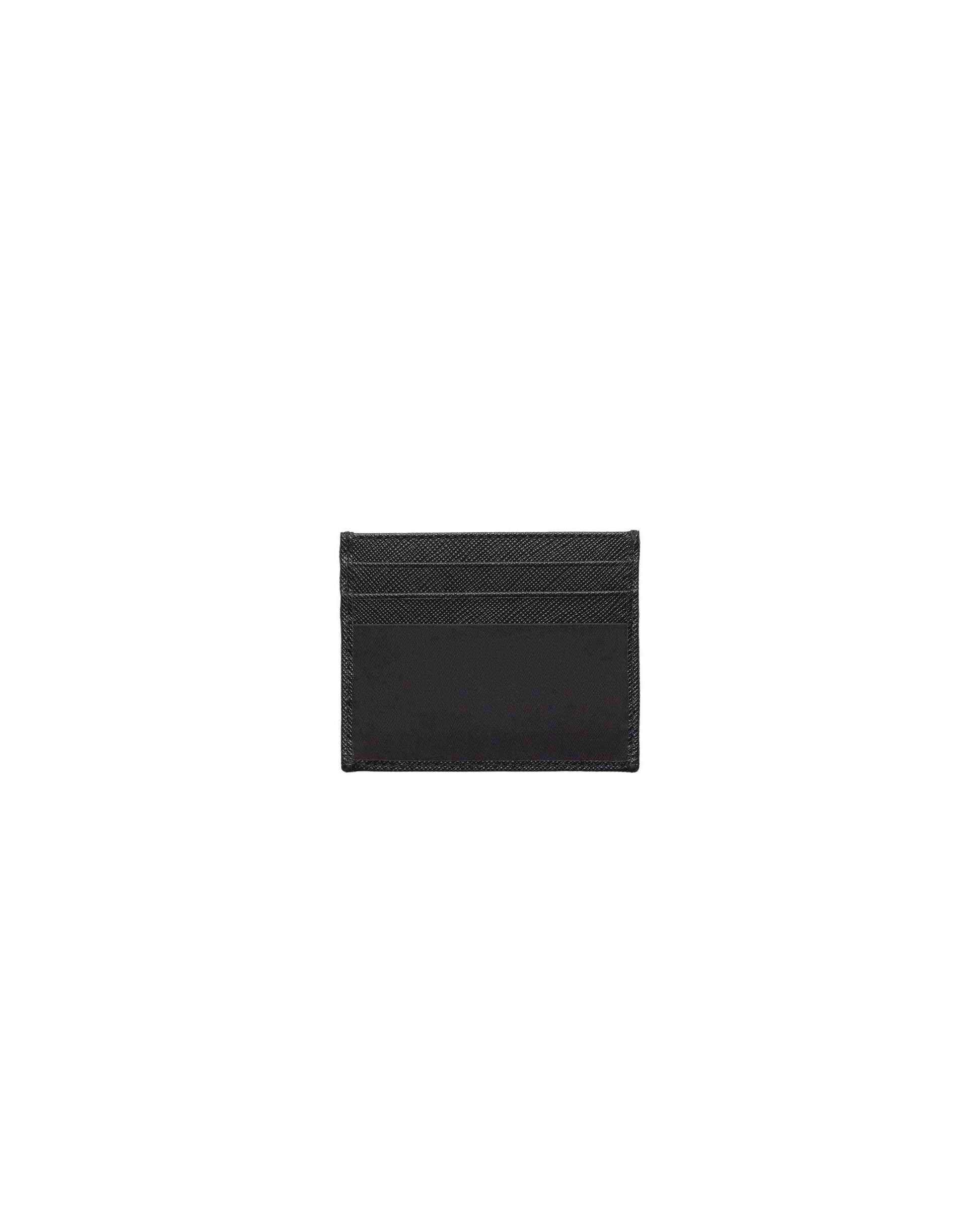 PRADA SS26 Re-Nylon and Saffiano Leather Card Holder 'Black' 2MC025-2DMH-F0002