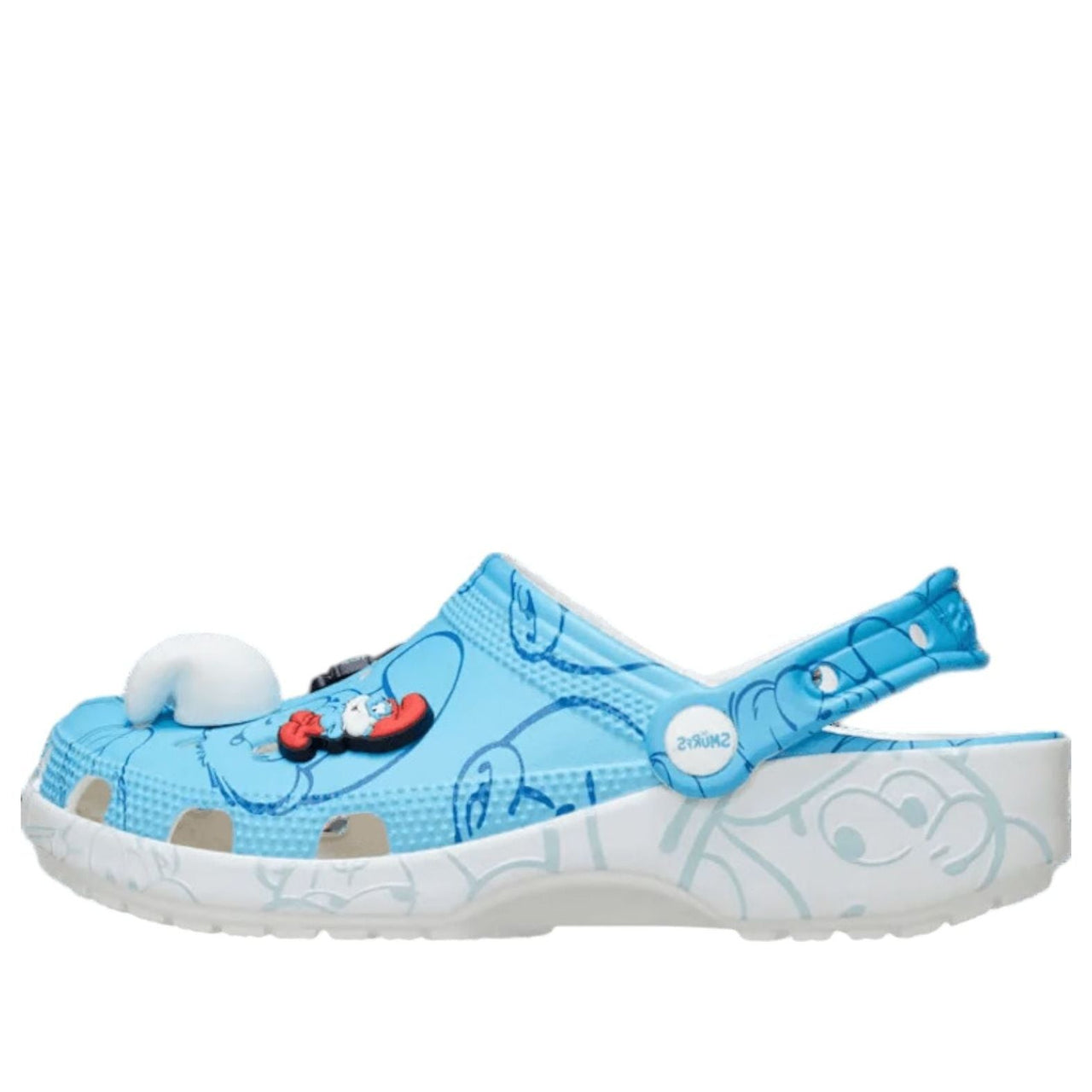 (GS) Crocs x The Smurfs Classic Clog 'Allover Print' 210820-90H
