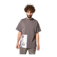 House of Cenmar T-Shirt with Artwork Print Picture 'Grey' HOC-WPP
