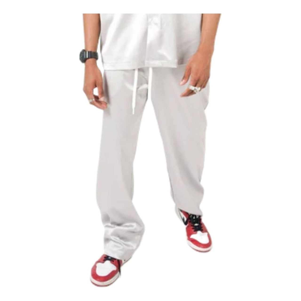 House of Cenmar Satin Trousers 'Beige' HOC-BTR
