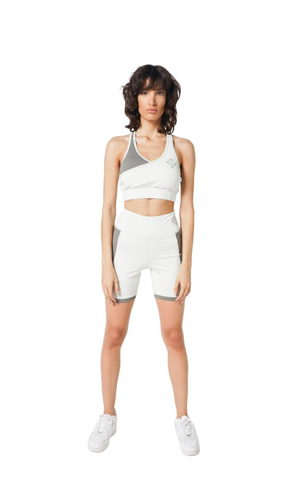 (WMNS) House of Cenmar Activewear Shorts 'White' HOC-RTS