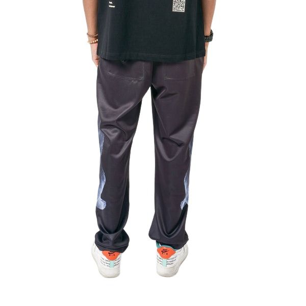 House of Cenmar Pants with Wolf Artwork Print 'Black' HOC-TWB