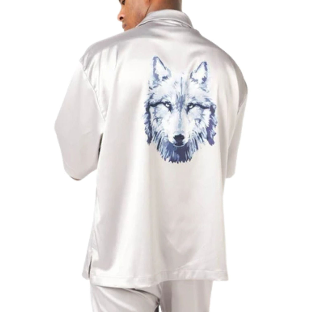 House of Cenmar Satin Shirt 'Beige' HOC-BSH
