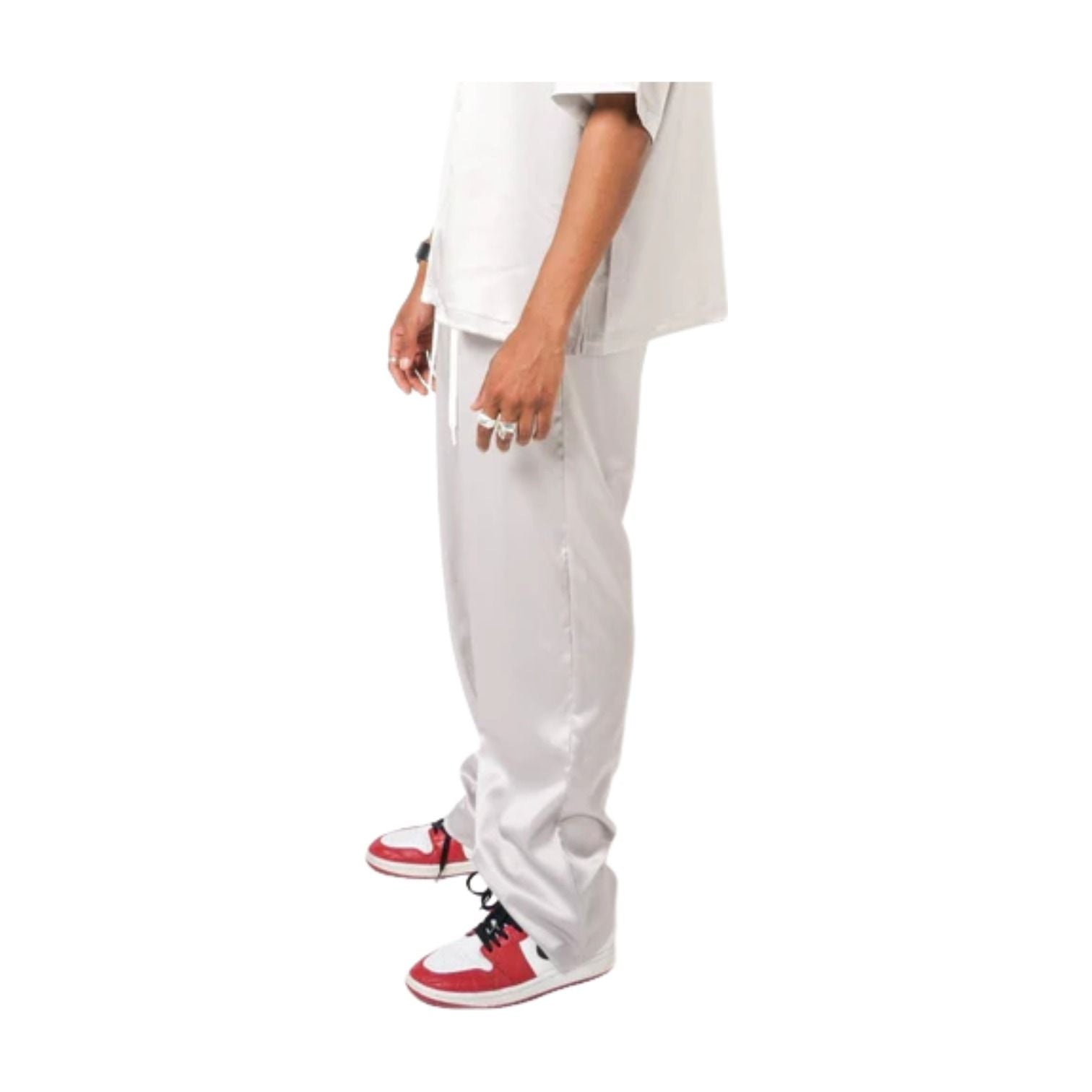House of Cenmar Satin Trousers 'Beige' HOC-BTR