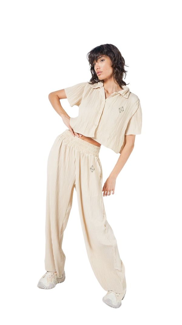 House of Cenmar High-Waisted Pants 'Beige' HOC-RUI