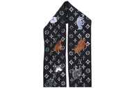 LOUIS VUITTON Scarves Unisex Black