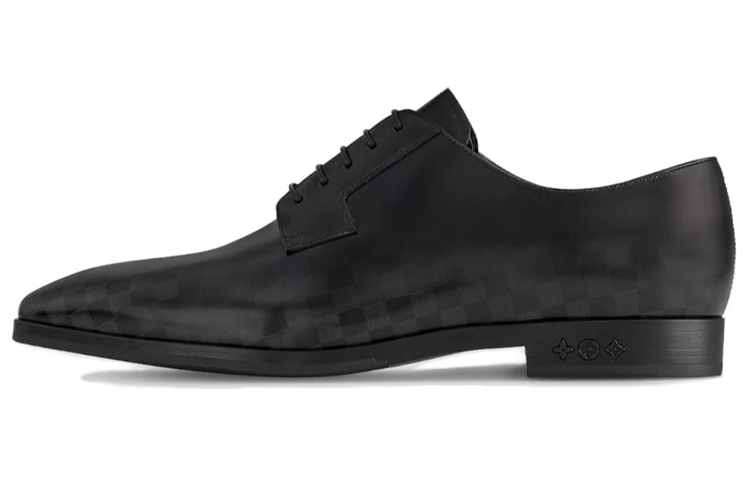 LOUIS VUITTON Minister Dress Shoes Men's Black