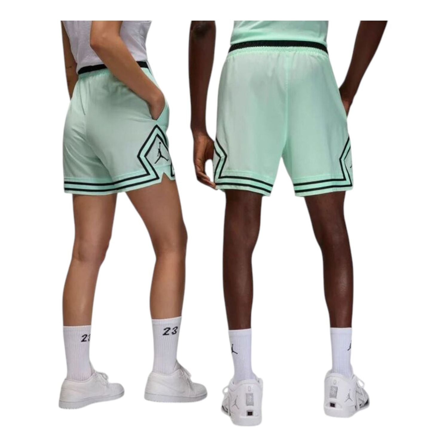 Air Jordan Sport Dri-FIT Woven Diamond Shorts 'Mint Foam Black' FQ2989-353