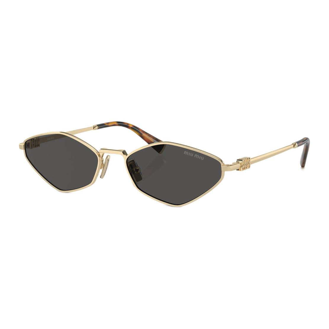 MIU MIU Eyewear Logo lettering Geometric frame Sunglasses