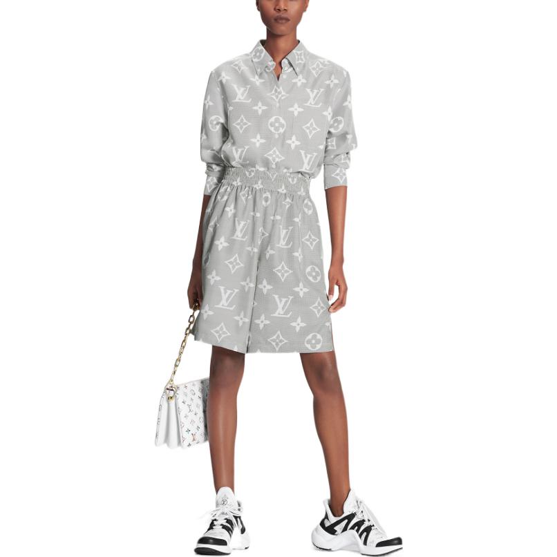 LOUIS VUITTON FLIGHT MODE FW22 Shirt Women's Gray