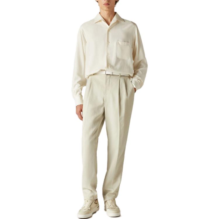 Loro Piana Casual Pants Men's Ivory White