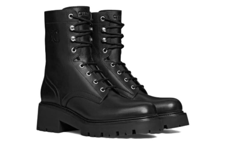 CELINE Crew Martin Boot 4.5cm Women's Black