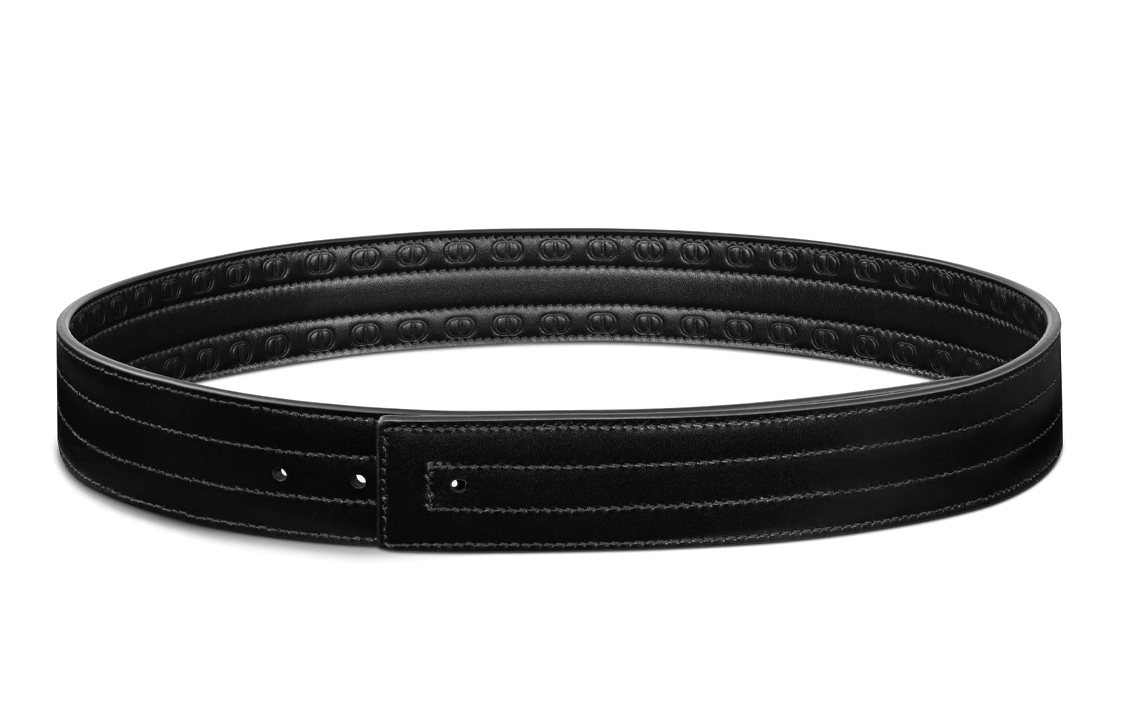 DIOR Leather Belts Men Black