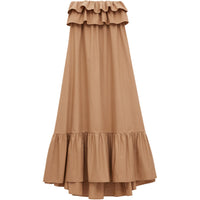 SAINT LAURENT Ruffle detail Maxi Dress