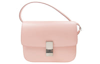 CELINE Classic Bo Calfskin Tofu Bag Small Square Bag Shoulder Bag Crossbody Bag Medium Size Women's Light Pink