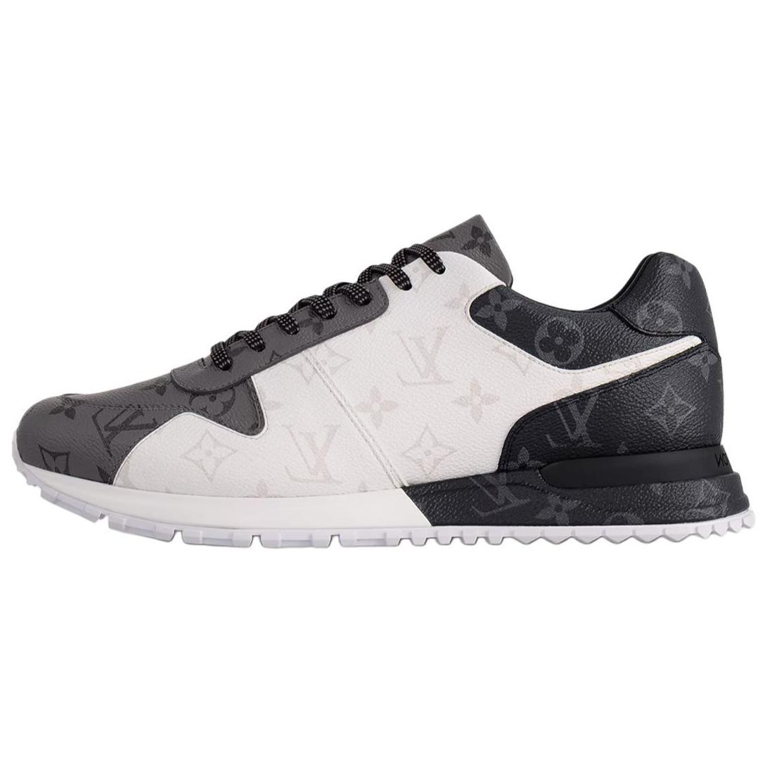 LOUIS VUITTON Run Away Low-Top Casual Shoes Men's Gray White