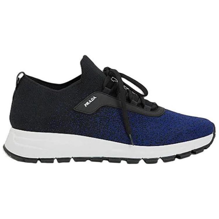 PRADA Prax 01 Low Top Casual Shoes Men's Blue Black