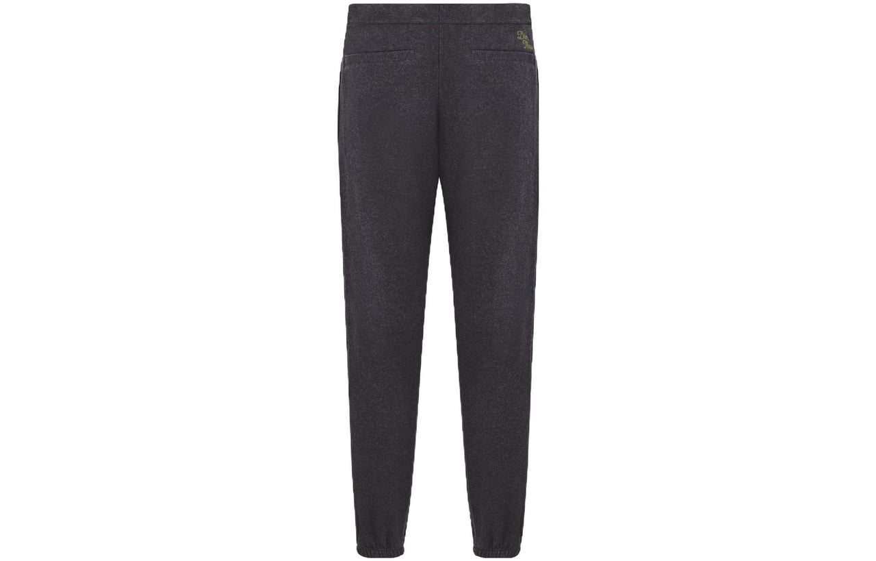 DIOR x Denim Tears SS23 Dior Tears Collection Knitted Sweatpants Men's Coal Gray